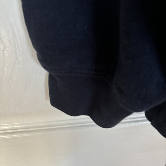 Gildan cotton blend Navy Sweatshirt with white print - Picture 5 of 6